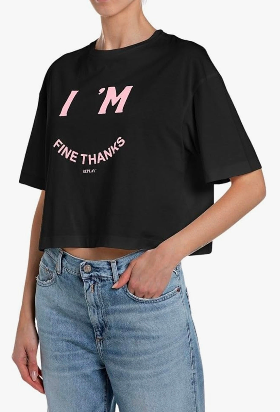 Shirt crop Replay Donna