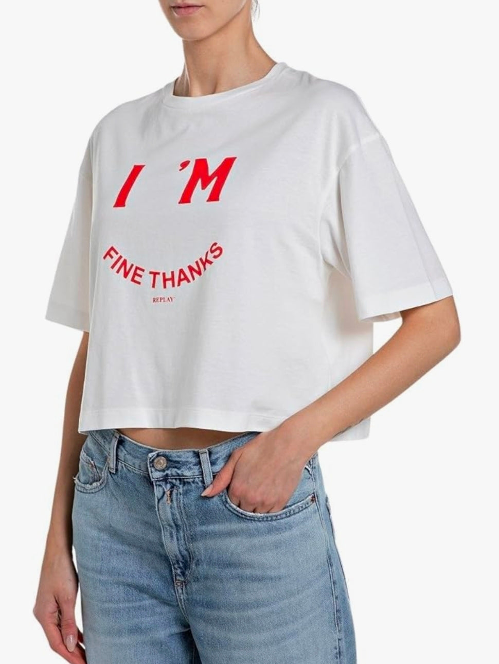 Shirt crop Replay Donna