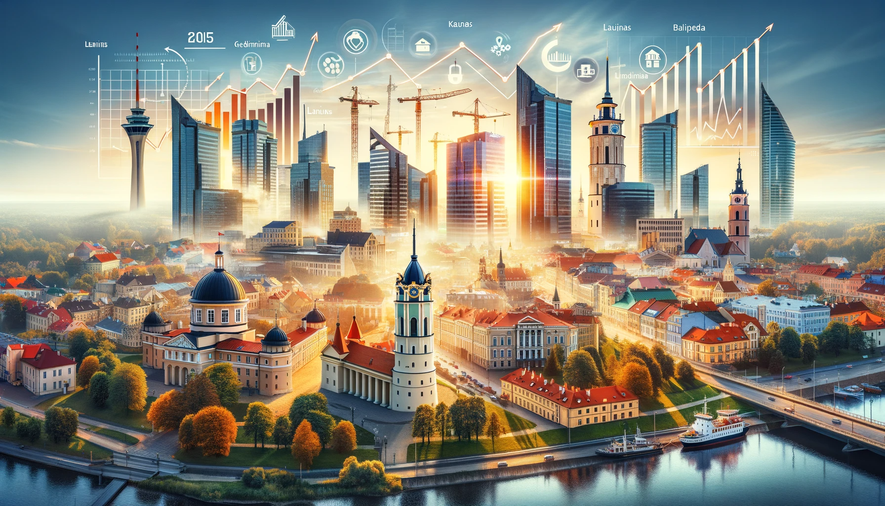 The best cities in Lithuania real estate investment in 2024